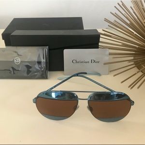*NEW* Dior Split 1 Blue Aviator Sunglasses 😎